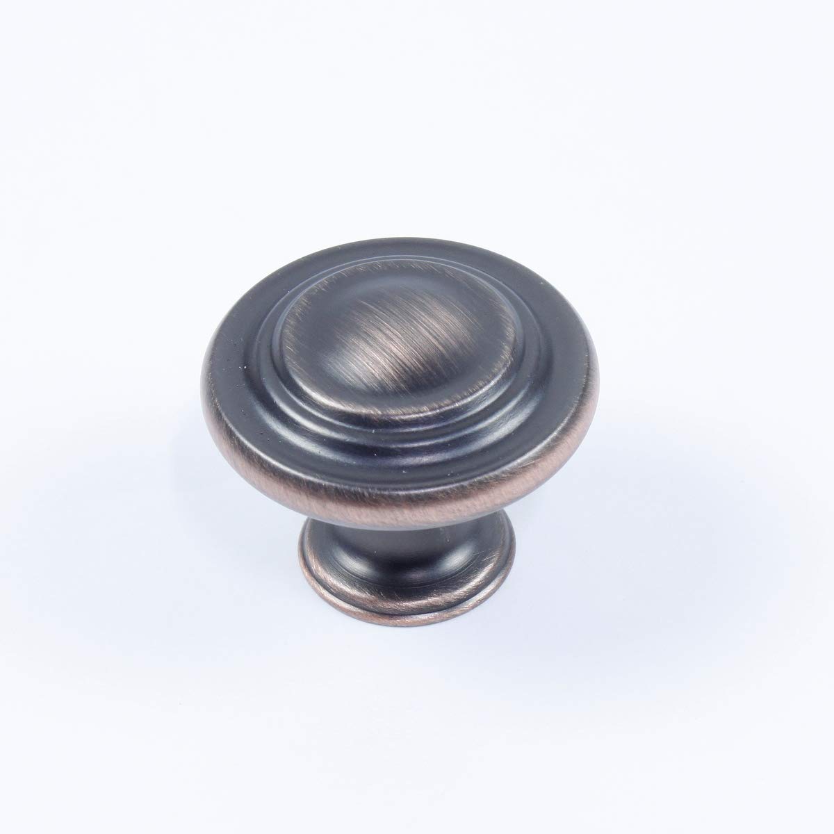250 Pack Century Builders Choice Oil Rubbed Bronze Cabinet Knobs 1-1/4 Inch Diameter - Elegant Vanity Drawer Pulls for Kitchen, Bathroom & Furniture Upgrade (07015-OBH)