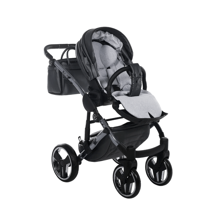 Junama Pilot Pram Stroller - Lightweight Baby Stroller with Adjustable Canopy & Storage Basket | Perfect for Travel, Shopping & Daily Walks