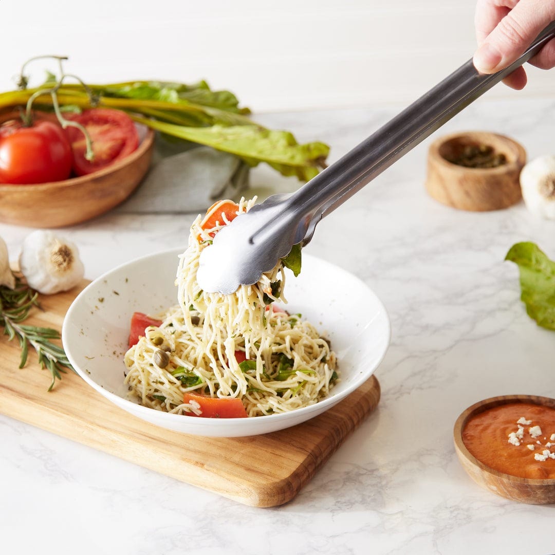 Premium RSVP Stainless Steel Locking Tongs 12