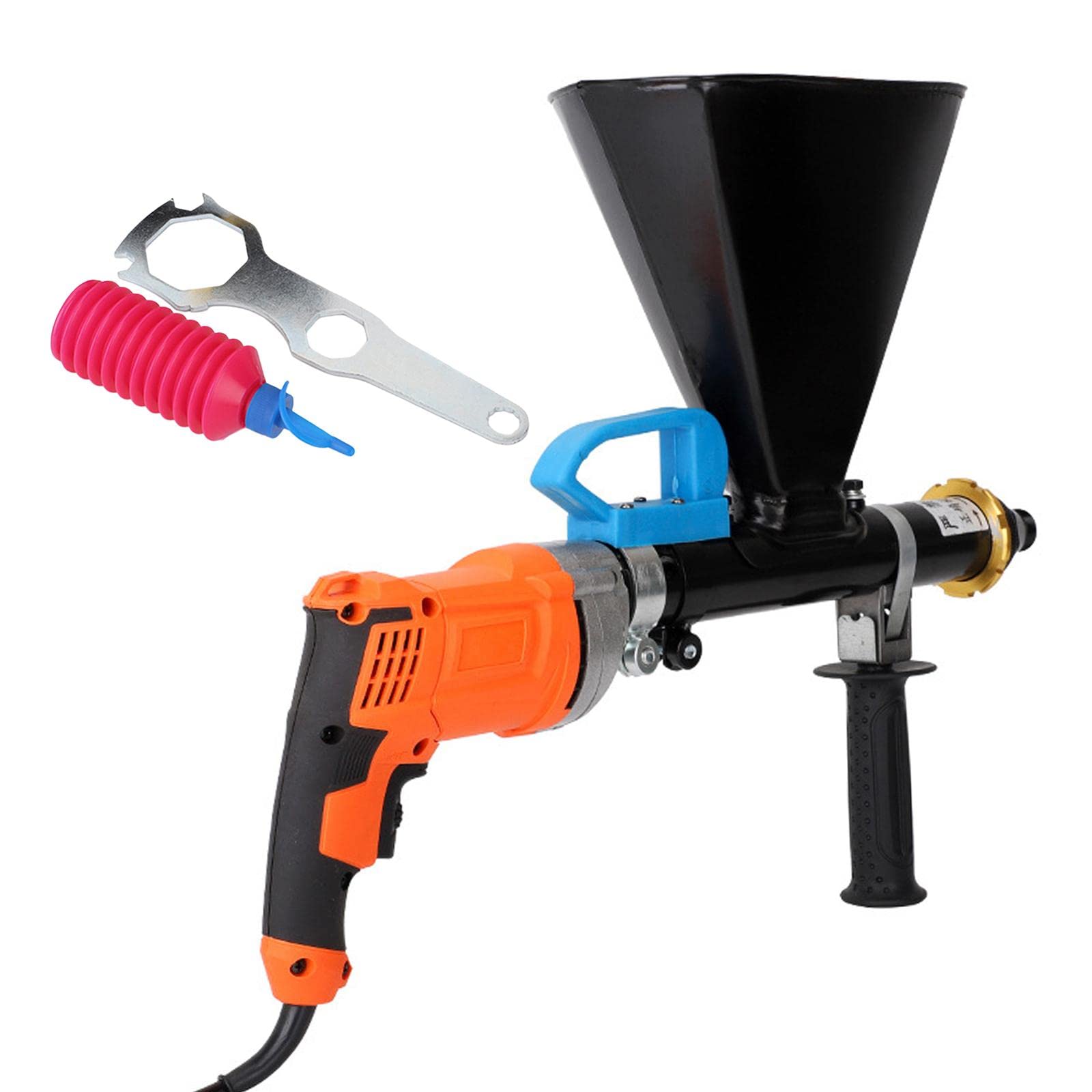 Electric Mortar Grout Pump - Automatic Concrete Cement Injection Machine for Wall Repair & Tile Grouting | Professional Caulking Tool for Home Renovation & Construction Projects | Perfect for DIY, Bathroom Waterproofing, and Floor Tile Installation