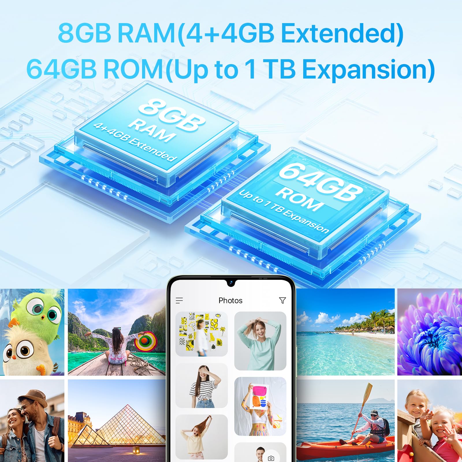 UMIDIGI G9A Unlocked Smartphone, Android 14 Go Edition | 6.75