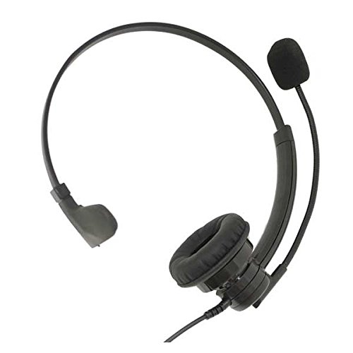 Professional Noise Canceling Headset with Rotatable Microphone Boom - Office Headphones for Call Centers, Compatible with RJ9 Jack Phones - Perfect for Customer Service, Telemarketing & Remote Work