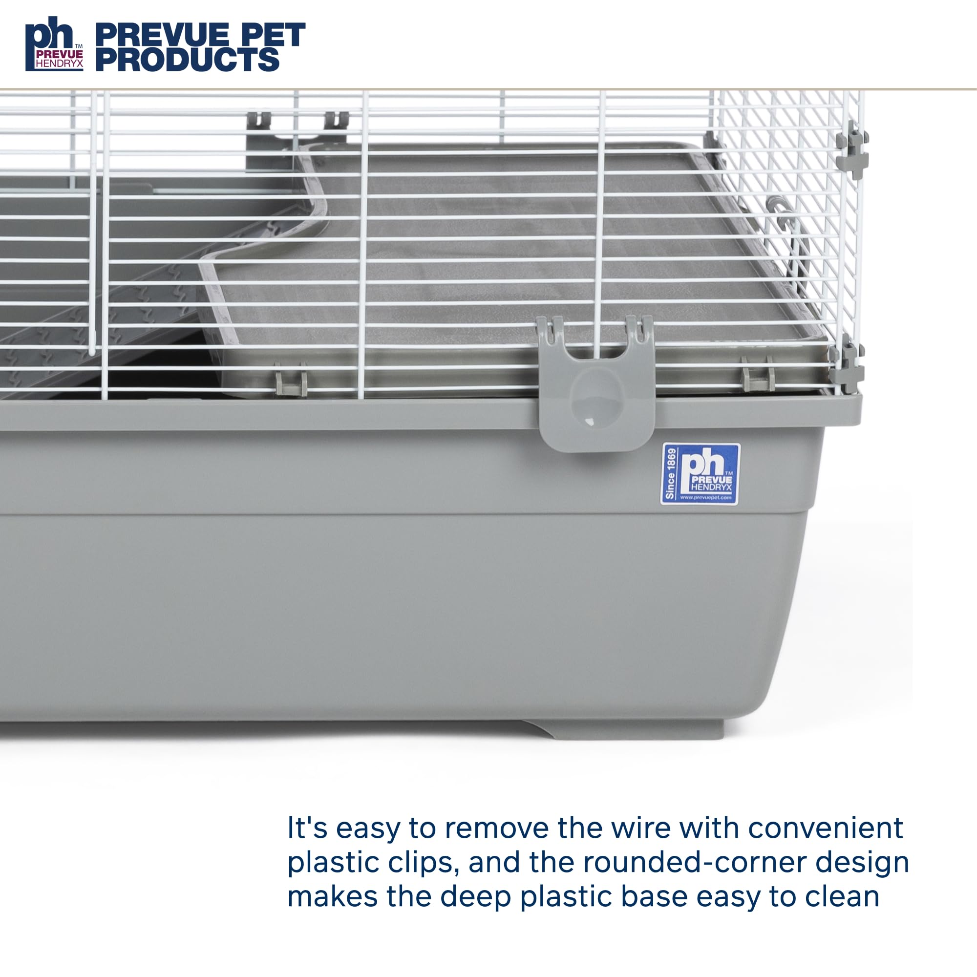 Prevue Pet Products 5524 Universal Small Animal Home Ranch - Durable & Spacious Cage for Hamsters, Guinea Pigs, Rabbits | Perfect for Indoor Pet Housing & Playtime