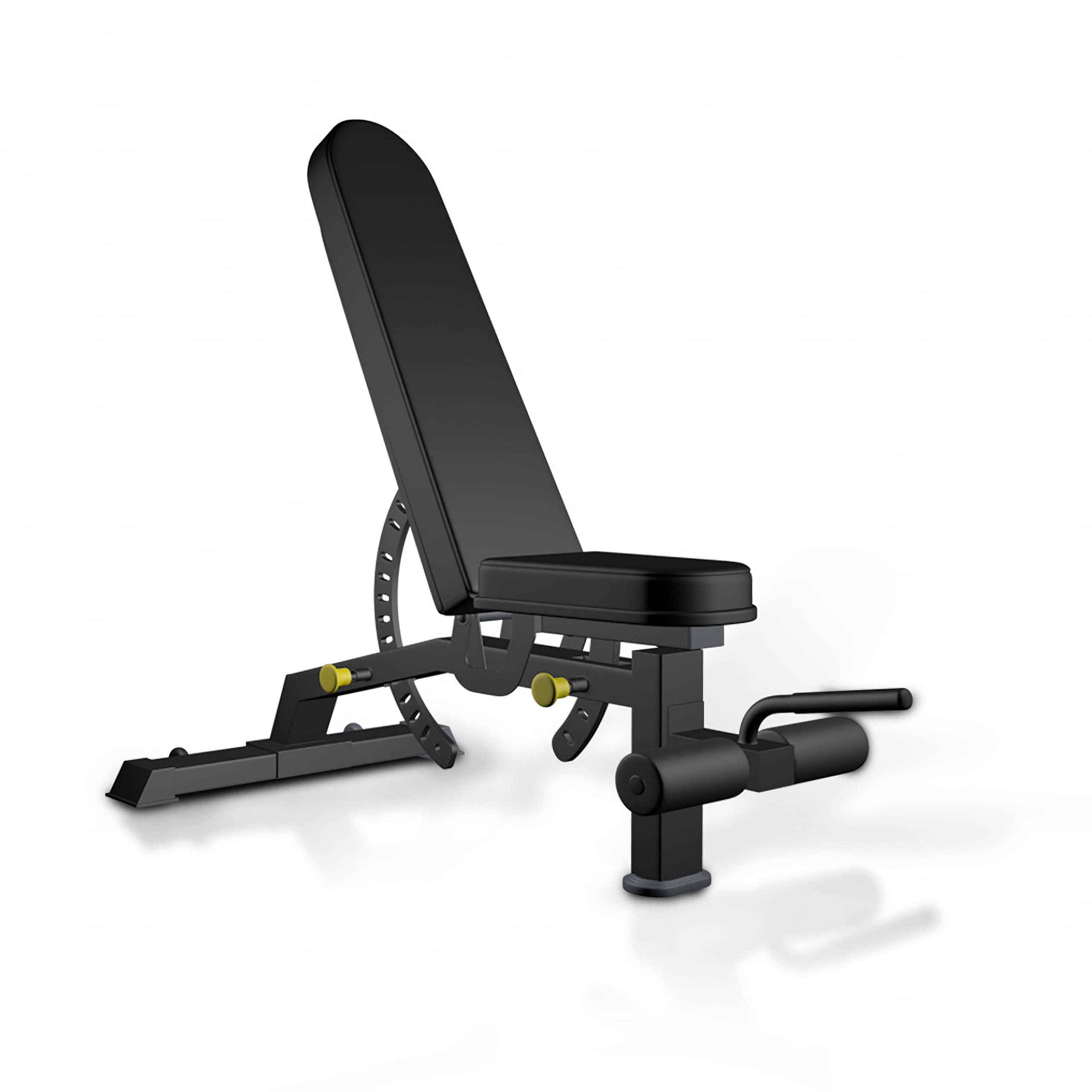 TXDWYF Full Body Workout Machine - Adjustable Ab Cruncher for Core, Cardio & Back Training - Sit Up Bench with 3 Resistance Levels & LCD Monitor (Black) - Perfect for Home Gym, Office Fitness & Strength Training