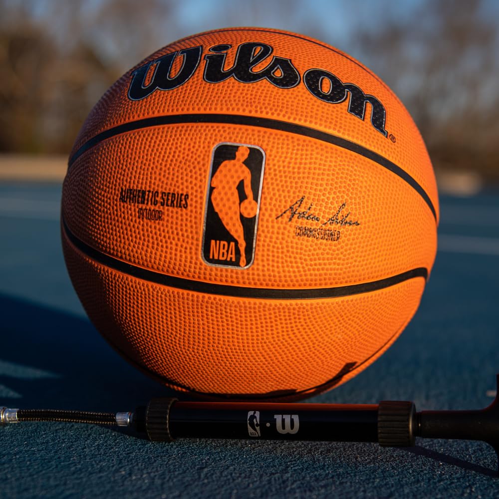 Wilson NBA Authentic Outdoor Basketball - Perfect for Street & Court Play