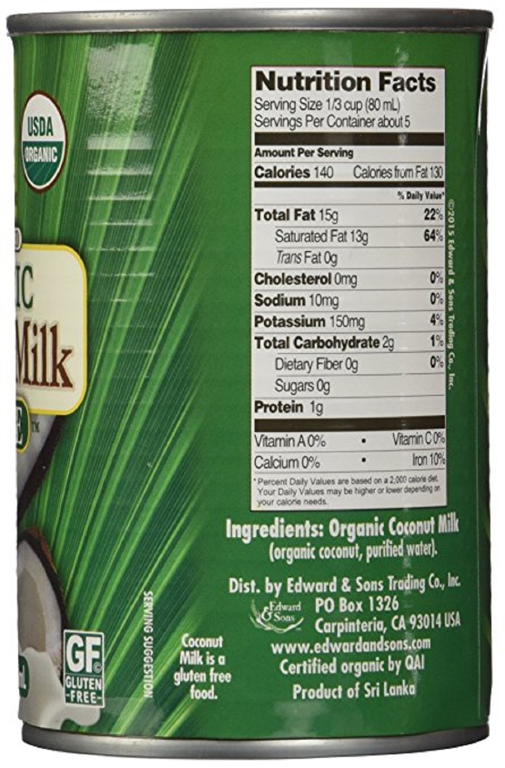 Organic Unsweetened Coconut Milk by Native Forest - 13.5 Fl Oz (Pack of 3) | BPA-Free Canned Coconut Milk for Cooking, Baking, Smoothies & Vegan Recipes | USDA Certified, Non-GMO, Dairy-Free Alternative