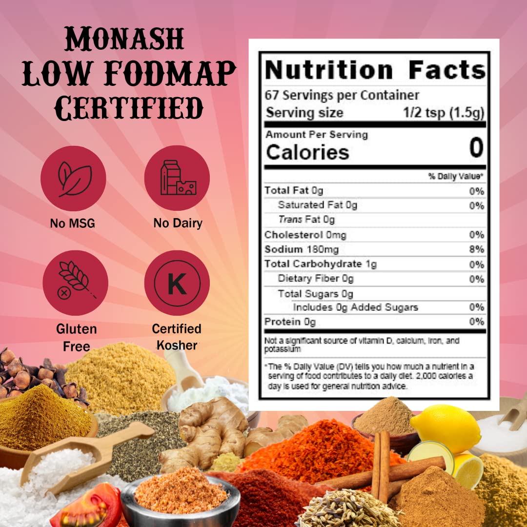 Low FODMAP Tikka Masala Seasoning - Gluten & Dairy Free - for Indian Cooking & Snacks