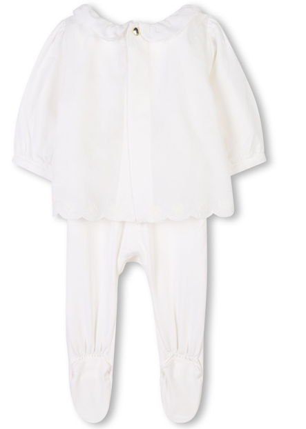 Chloe Baby Footie 2-in-1 Pajamas - Soft Cotton Sleepwear for Infants (3-6 Months) - Perfect for Nursery, Bedtime & Playtime