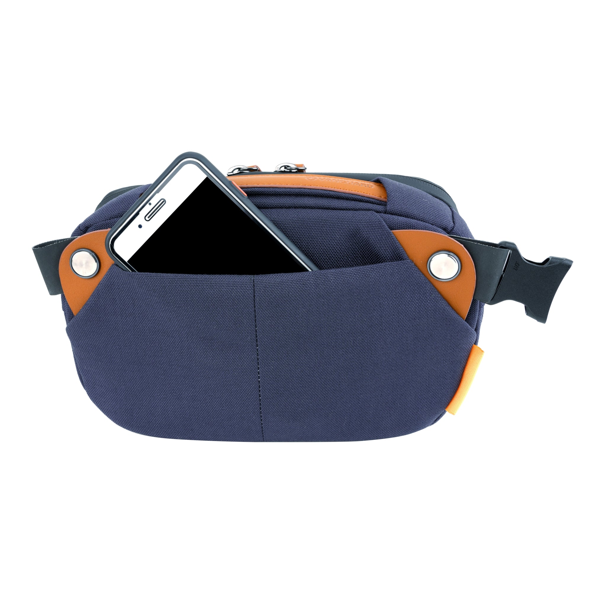 VEO City CB24 NV Crossbody Camera Bag for Women & Men - Waterproof & Anti-Theft Travel Shoulder Bag - Navy Blue - Perfect for Travel, Hiking, and Everyday Use