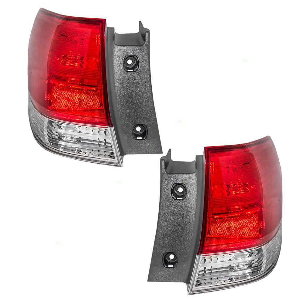 Honda Van Taillights Replacement - Compatible with 33551SHJA51 & 33501SHJA51 - Driver & Passenger Side Tail Lamps - Perfect for Night Driving and Enhanced Vehicle Safety