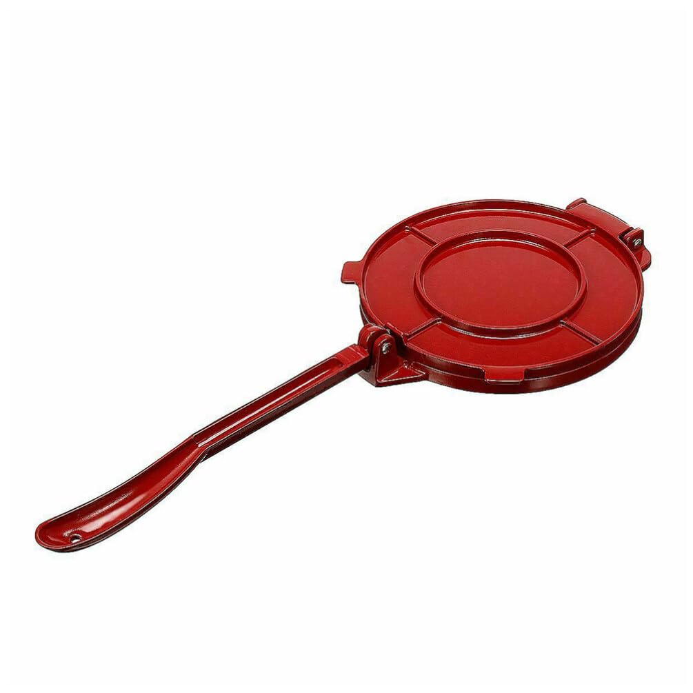 12 Inch Cast Iron Tortilla Press - Heavy Duty Dough Press for Homemade Tortillas, Roti, Chapati, Quesadillas & Pizza Dough | Perfect for Mexican, Indian & Italian Cuisine | Great for Home Cooking, Restaurants & Outdoor Camping