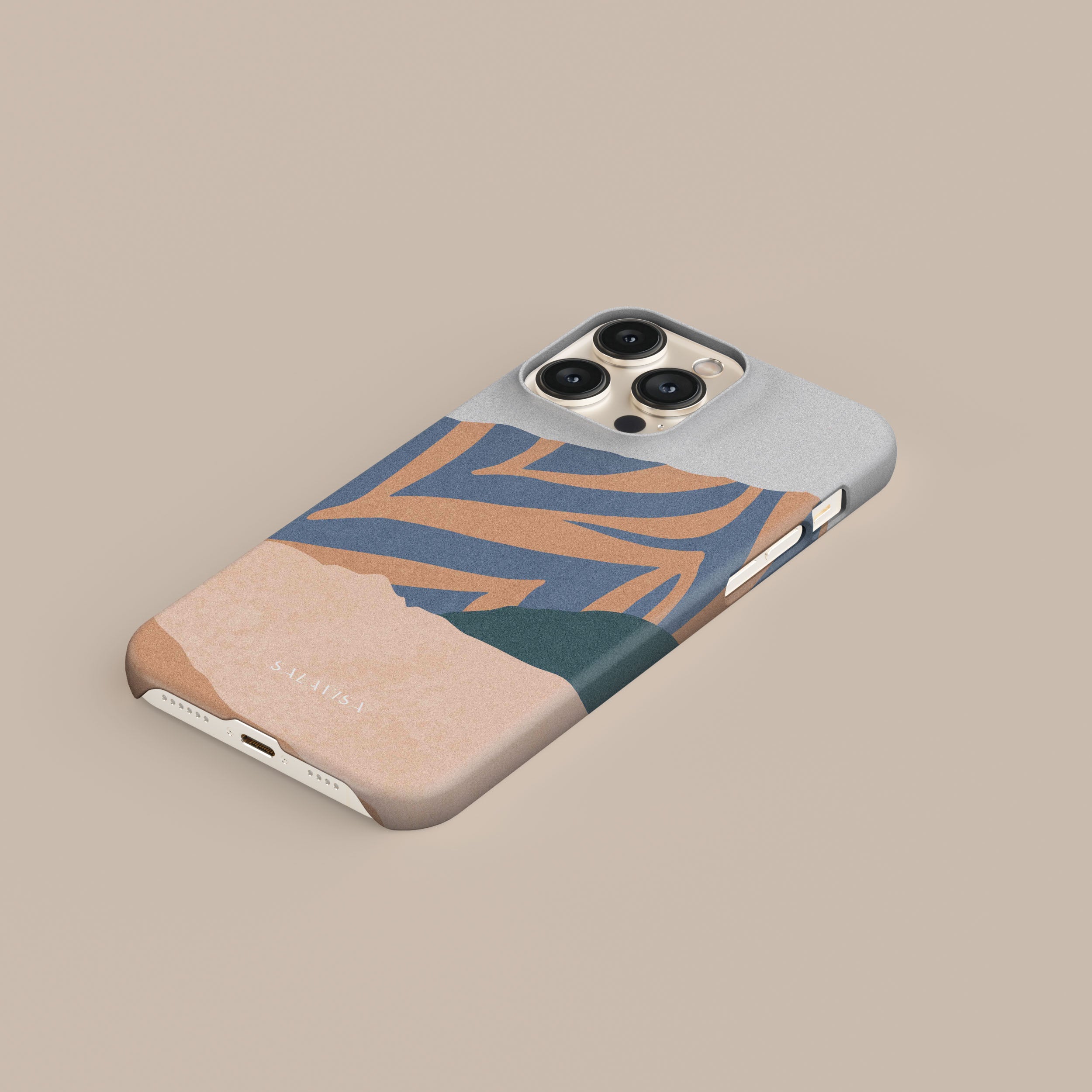 Premium Beige Soft-Touch Phone Case - Slim Protective Cover for iPhone & Android | Perfect for Everyday Use, Travel & Gifting