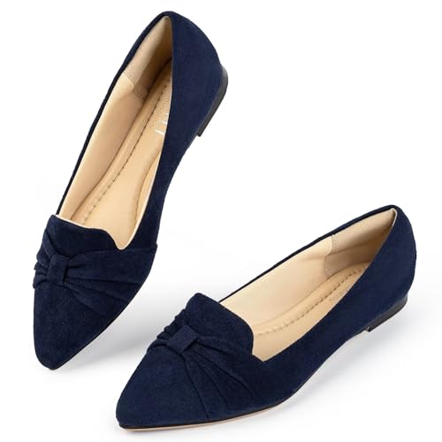 Navy Suede
