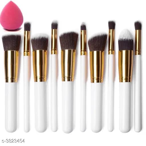 Premium Professional Makeup Brush Set - 12 Piece Vegan Cosmetics Brushes for Foundation, Blending, Eyeshadow & Contouring - Perfect for Makeup Artists & Beauty Enthusiasts at Home or Salon Use