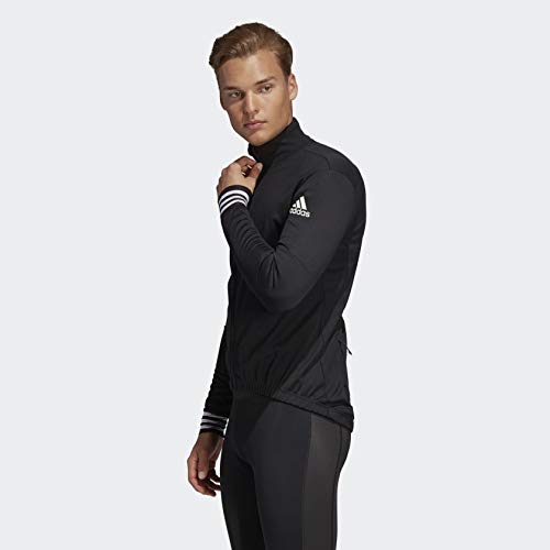 Adidas Men's Adistar Winter Running Jersey - Thermal Performance Top for Cold Weather Training & Outdoor Sports