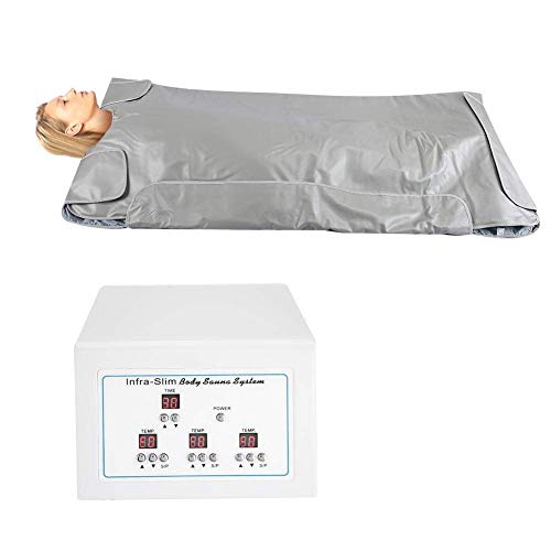 Far-Infrared Sauna Heating Blanket for Weight Loss & Detox - Professional Body Shaper Therapy with Anti-Aging Benefits - Perfect for Home Spa, Beauty Salon & Personal Wellness - US Version