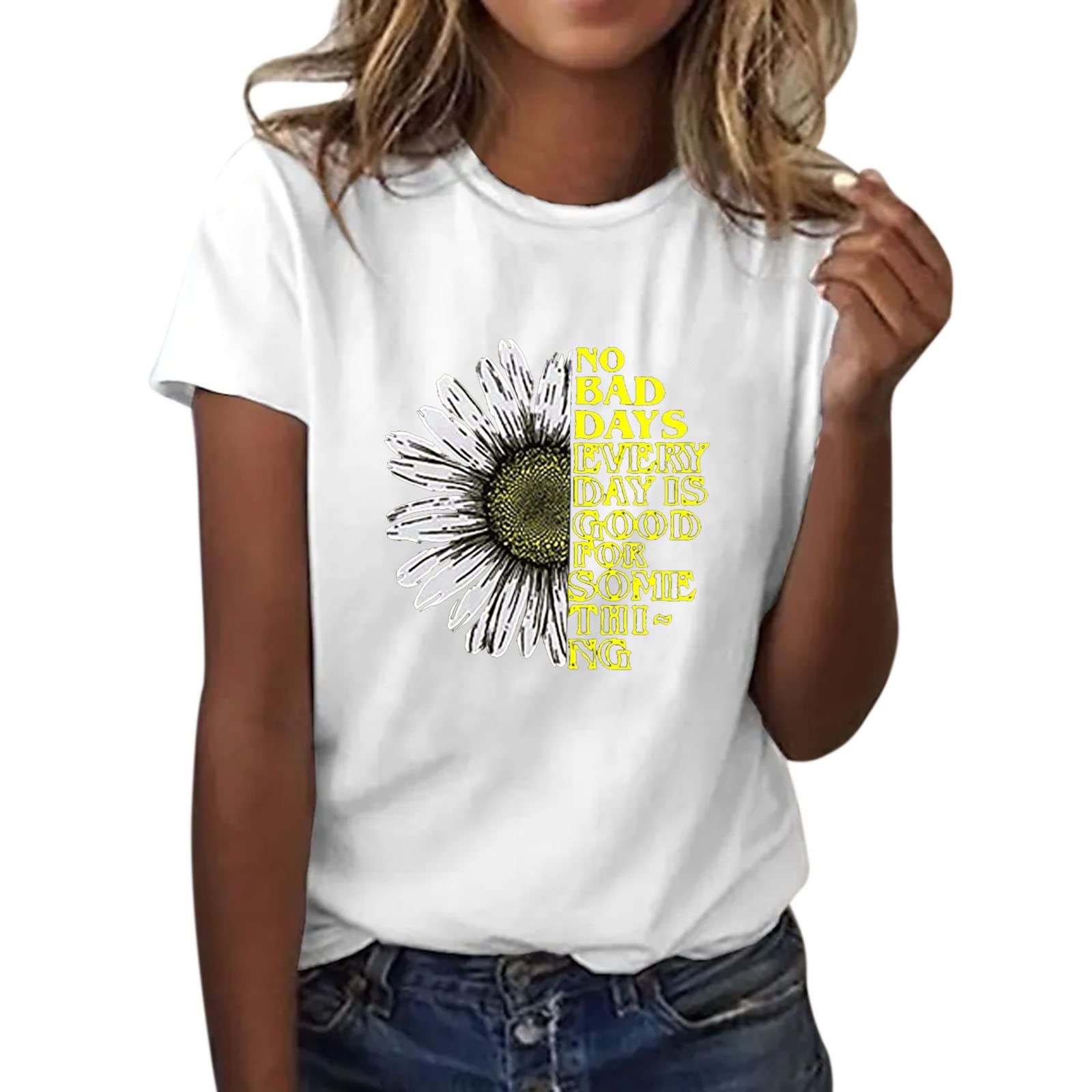 Women's Casual Summer Sexy Long Sleeve T-Shirts - Crewneck Basic Tunic Tops for Fall 2022 | Perfect for Everyday Wear, Office Outfits & Date Nights