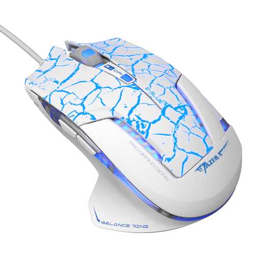 E Blue EMS600 2500DPI USB Wired Optical Gaming Mouse with 6 Buttons for PC & Laptop - Perfect for FPS, MMO & Office Work