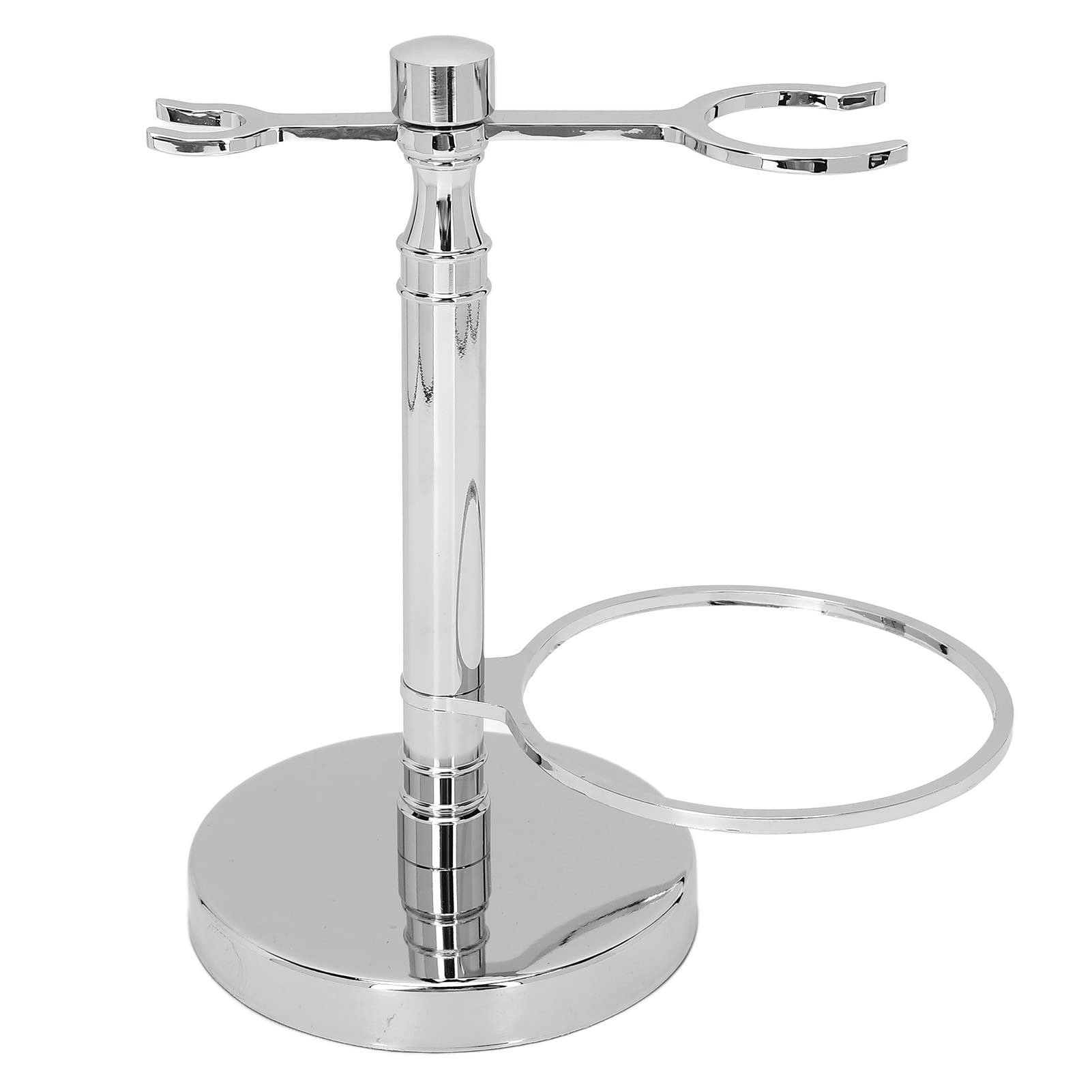 Premium Alloy Shaving Brush Stand - Rust-Proof, Stable & Universal Razor Brush Holder for Home | Perfect for Bathroom, Vanity & Travel Shaving Kits