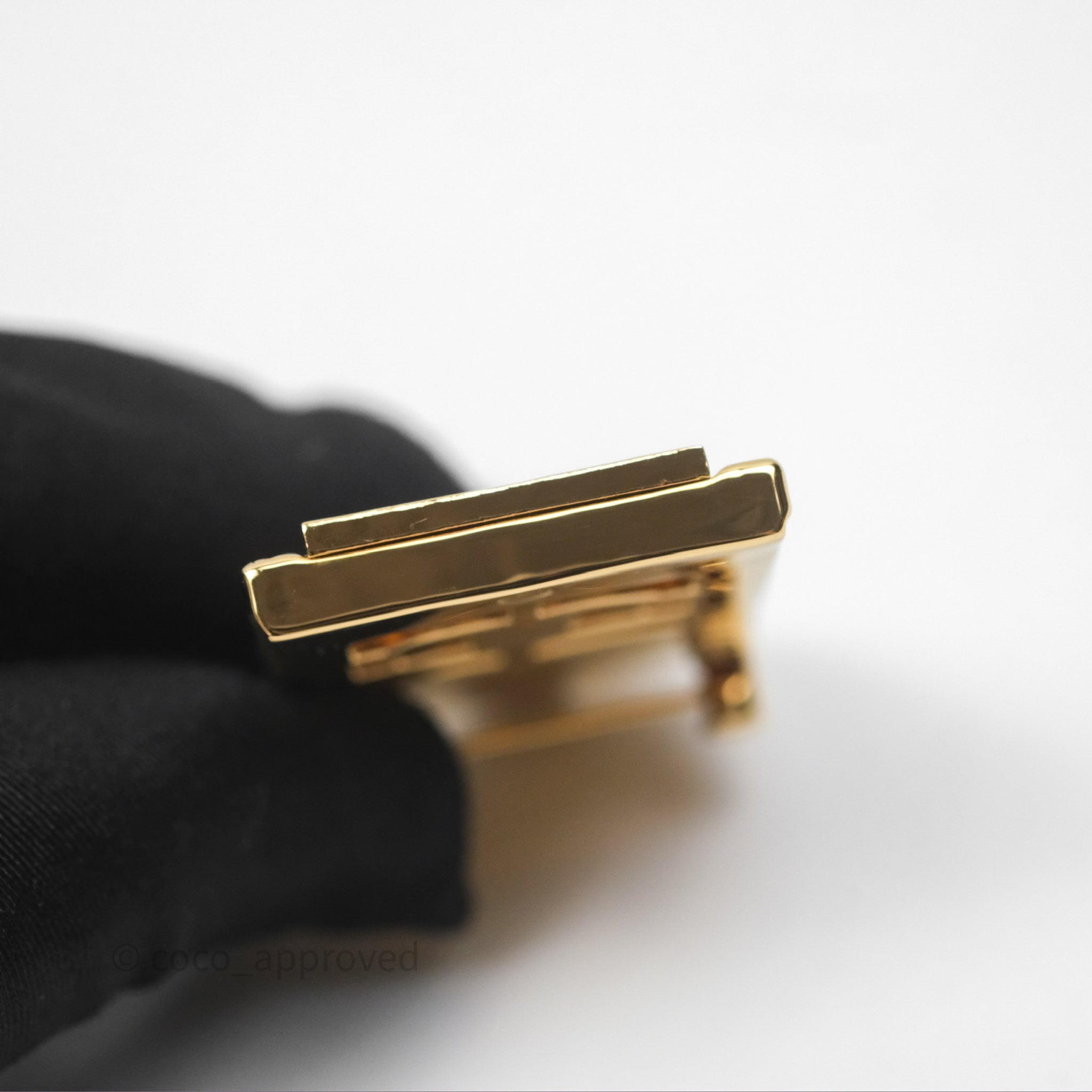 Chanel 31 Rue Cambon Gold Tone Door Brooch Pin - Elegant Fashion Accessory for Women | Perfect for Special Occasions, Parties and Gift Giving
