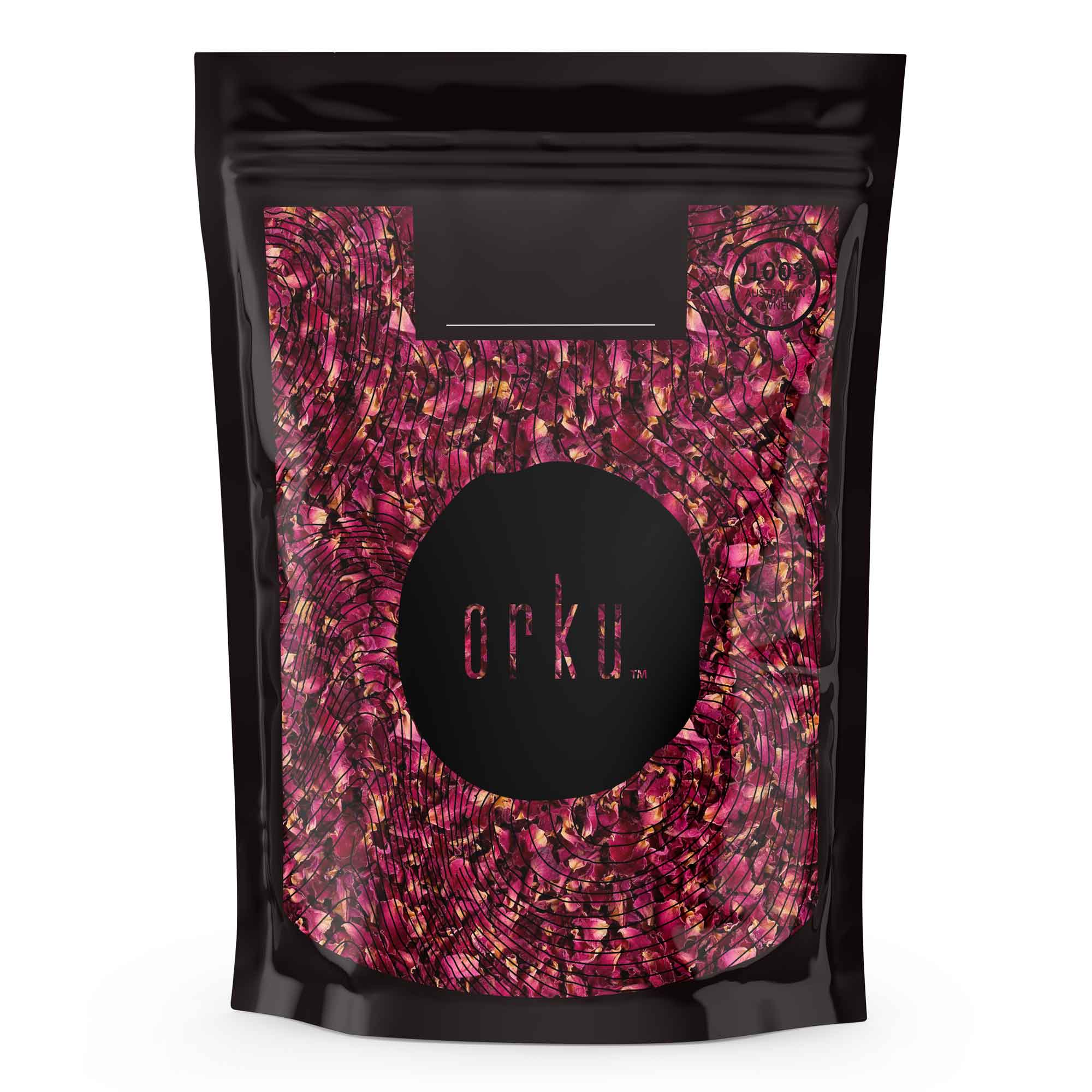 100g Organic Dried Red Rose Petals - Premium Rosa Centifolia for Wedding Confetti, Tea, Bath & Home Decor | Natural Floral Decorations for Parties, DIY Crafts & Aromatherapy