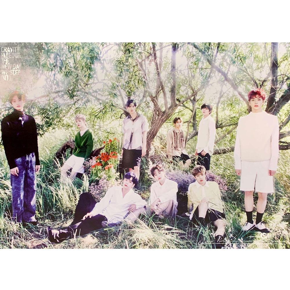 CRAVITY 'SEASON 2. HIDEOUT : THE NEW DAY WE STEP INTO' Official K-Pop Poster - Perfect for K-Pop Fans Room Decor, Gift for CRAVITY Lovers, Music Themed Wall Art