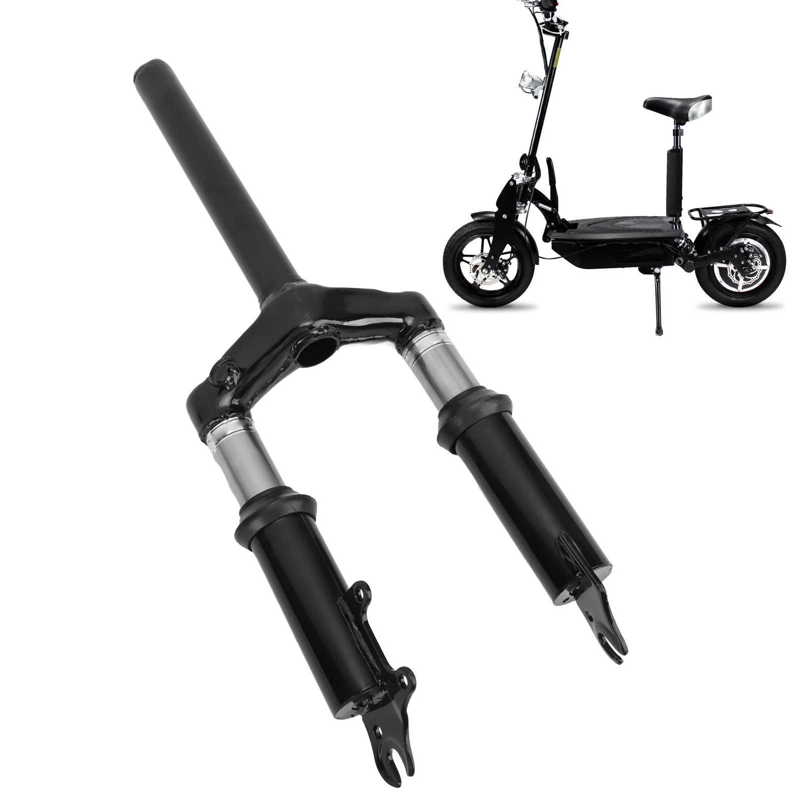 10 Inch Electric Scooter Front Fork Shock Absorber - Heavy Duty Suspension for Vibration Reduction | Perfect for Commuting, Off-Road Adventures & Urban Riding