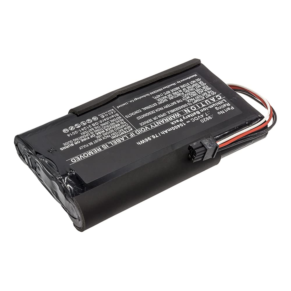 Synergy Digital Equipment Battery - Li-ion 7.4V 10400mAh Replacement for Televes 9920 | Power Backup for Digital TV Equipment & Broadcast Devices