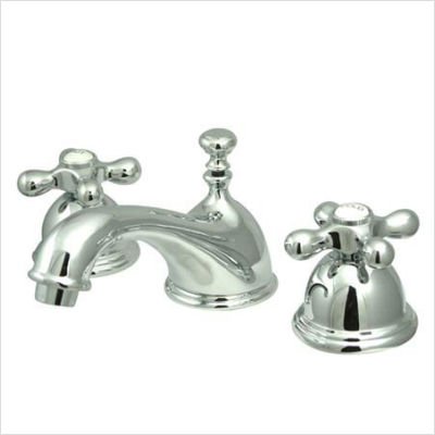 Widespread Bathroom Faucet with Double Cross Handles - Polished Brass Finish | Perfect for Modern Bathroom Vanities & Powder Rooms