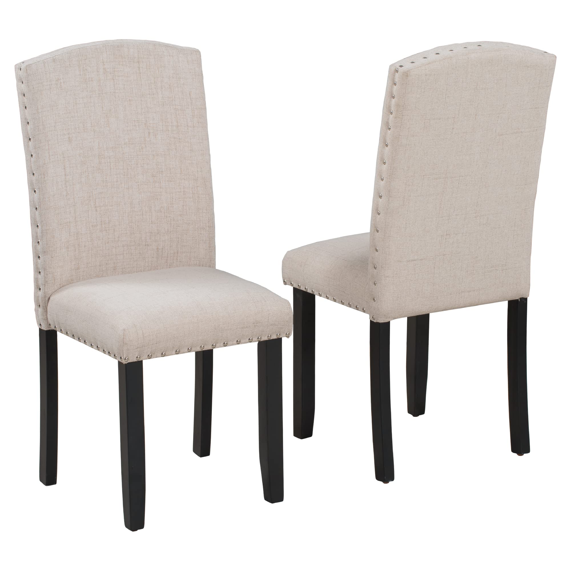 Yoglad 6-Piece White Dining Table Set with 60