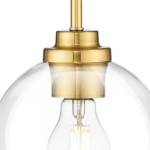 Polished Gold + Clear Glass