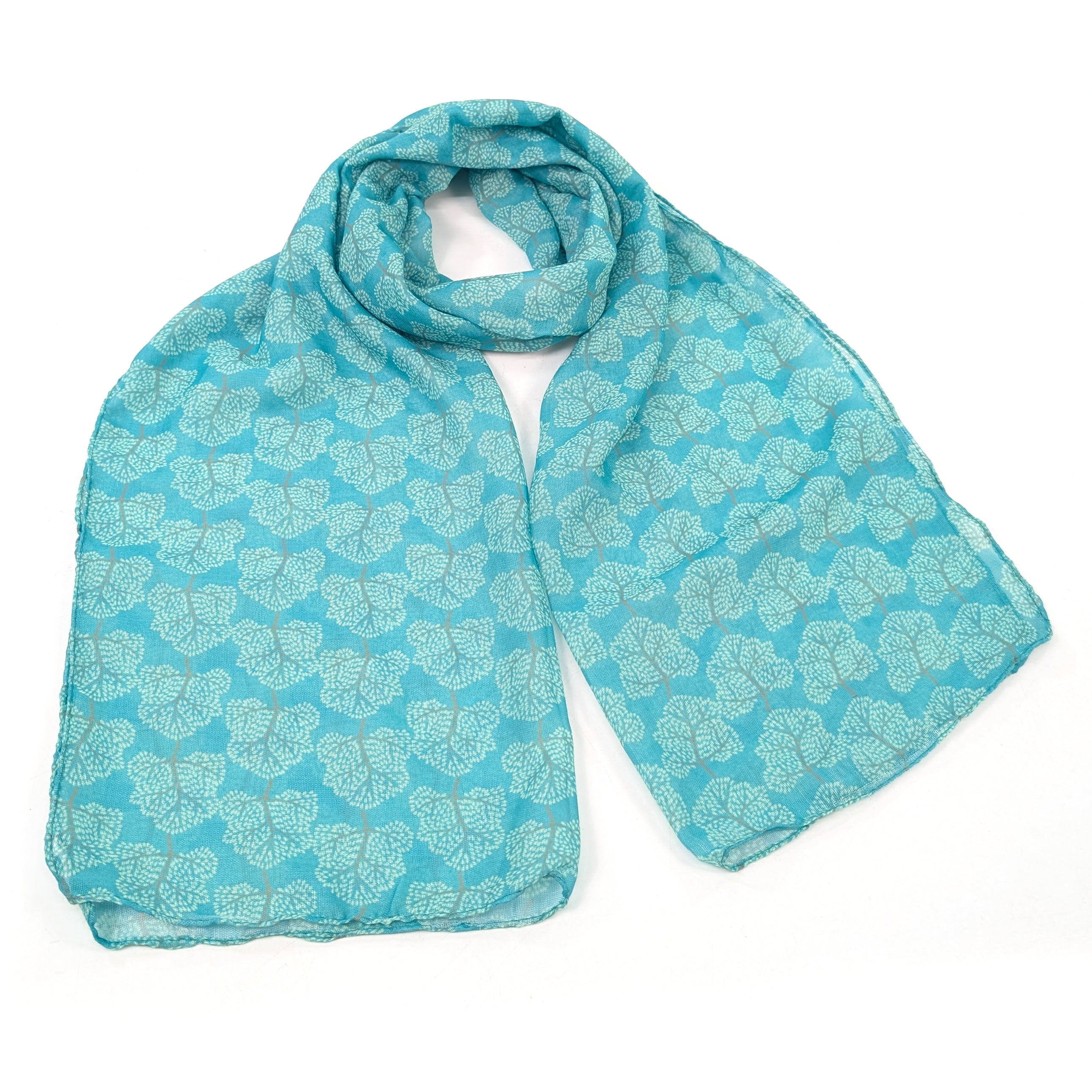 Exclusive Green Tree of Life Scarf (50x180cm) - Soft Fashion Accessory for Women, Winter Warm Shawl, Perfect for Holiday Gifts, Parties & Outdoor Activities