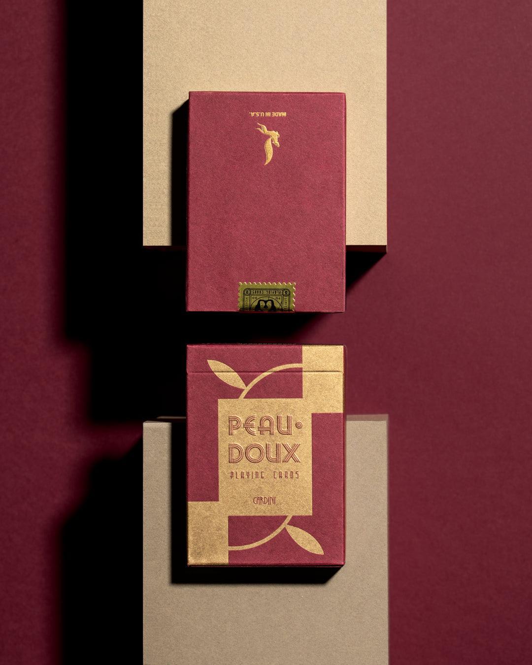 Premium Peau Doux Playing Cards - Elegant Deer Back Design for Poker, Magic Tricks & Game Nights - Perfect for Casino, Home Entertainment & Collectors