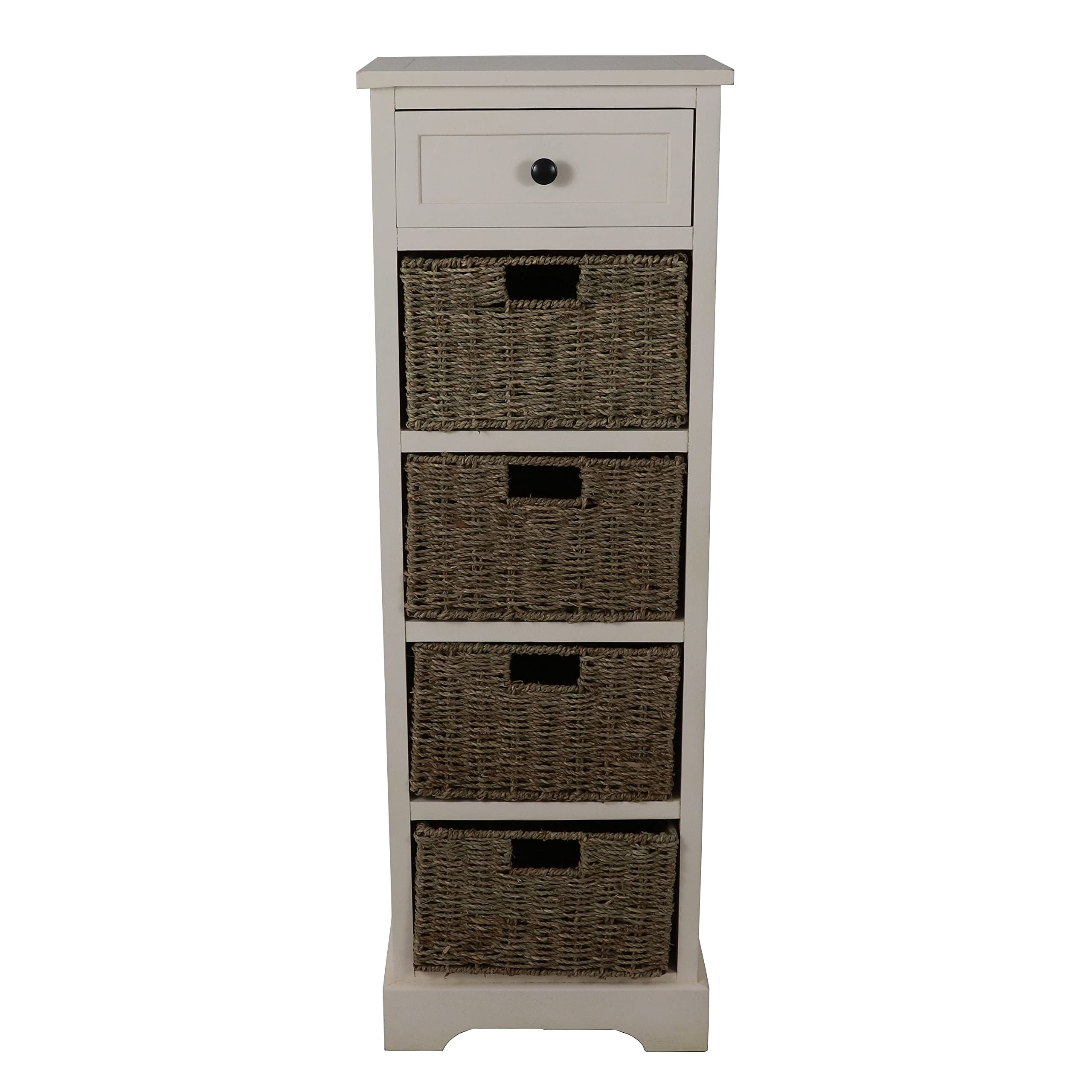 Vintage White Accent Furniture - Elegant Home Decor for Living Room & Bedroom | Decor Therapy Jimco Collection