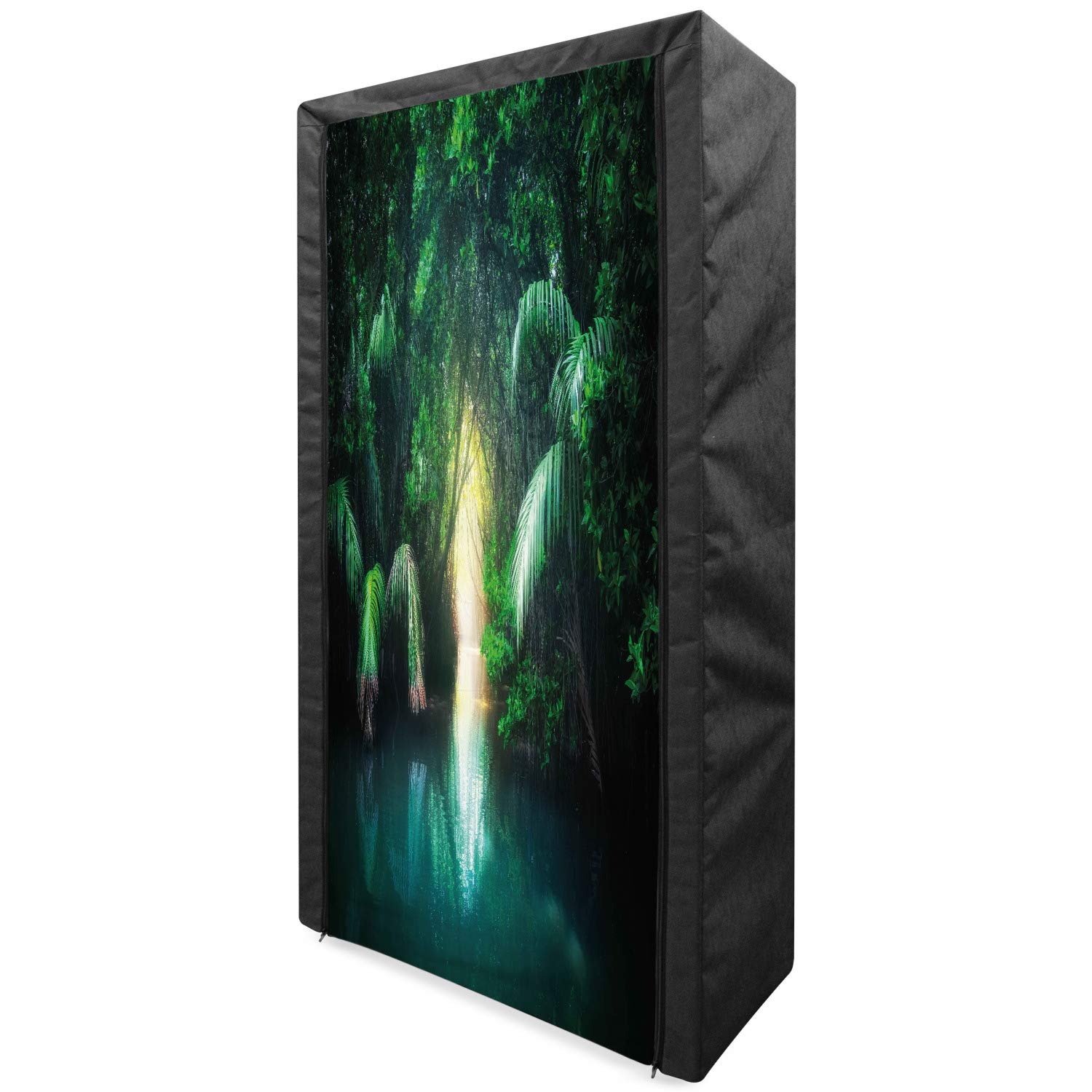 Ambesonne Jungle Portable Fabric Wardrobe - 33.5