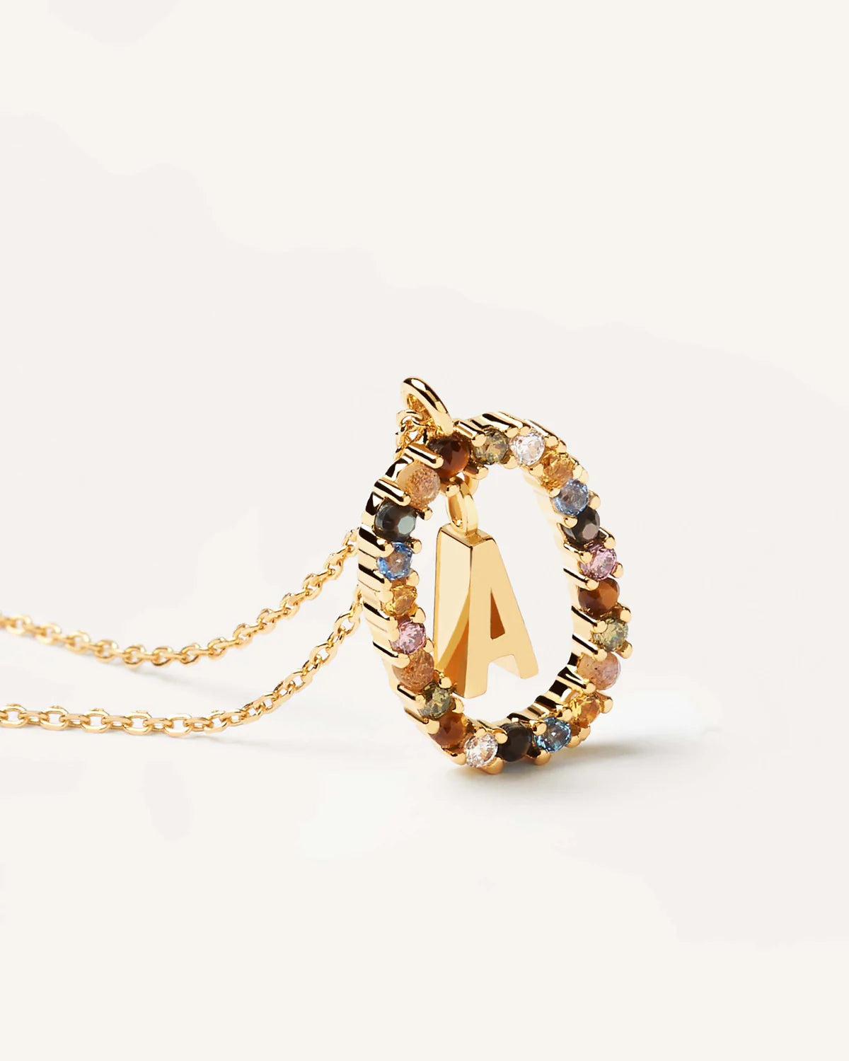 18K Yellow Gold Vermeil Letter A Necklace - Elegant Initial Pendant for Women - Perfect for Gifts, Birthdays & Everyday Wear
