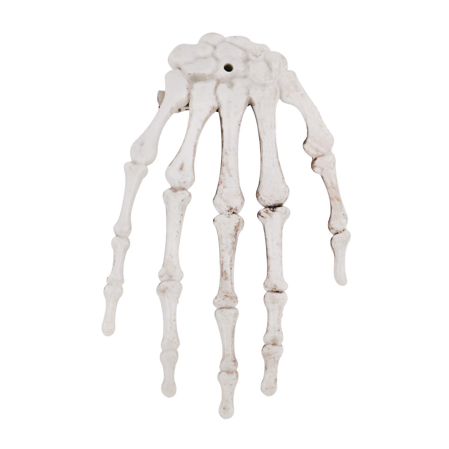 Halloween Skeleton Claw Hair Clips - Gothic Skull Hand Barrettes for Women & Girls | Zombie Bone Hair Accessories for Horror Parties, Cosplay Costumes & Spooky Fashion | Perfect for Halloween Decorations & Gothic Headpieces