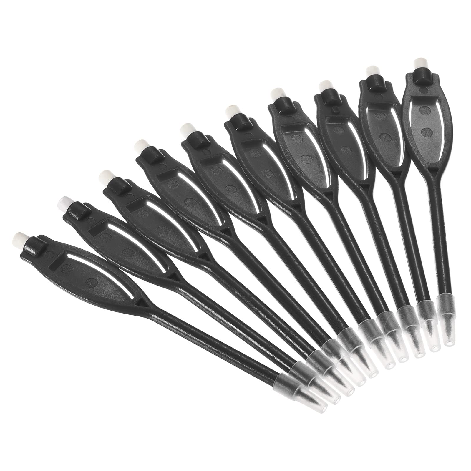 PATIKIL 10-Pack Golf Scoring Pencils with Eraser - 2H Plastic Marker Pens for Golf & Sports
