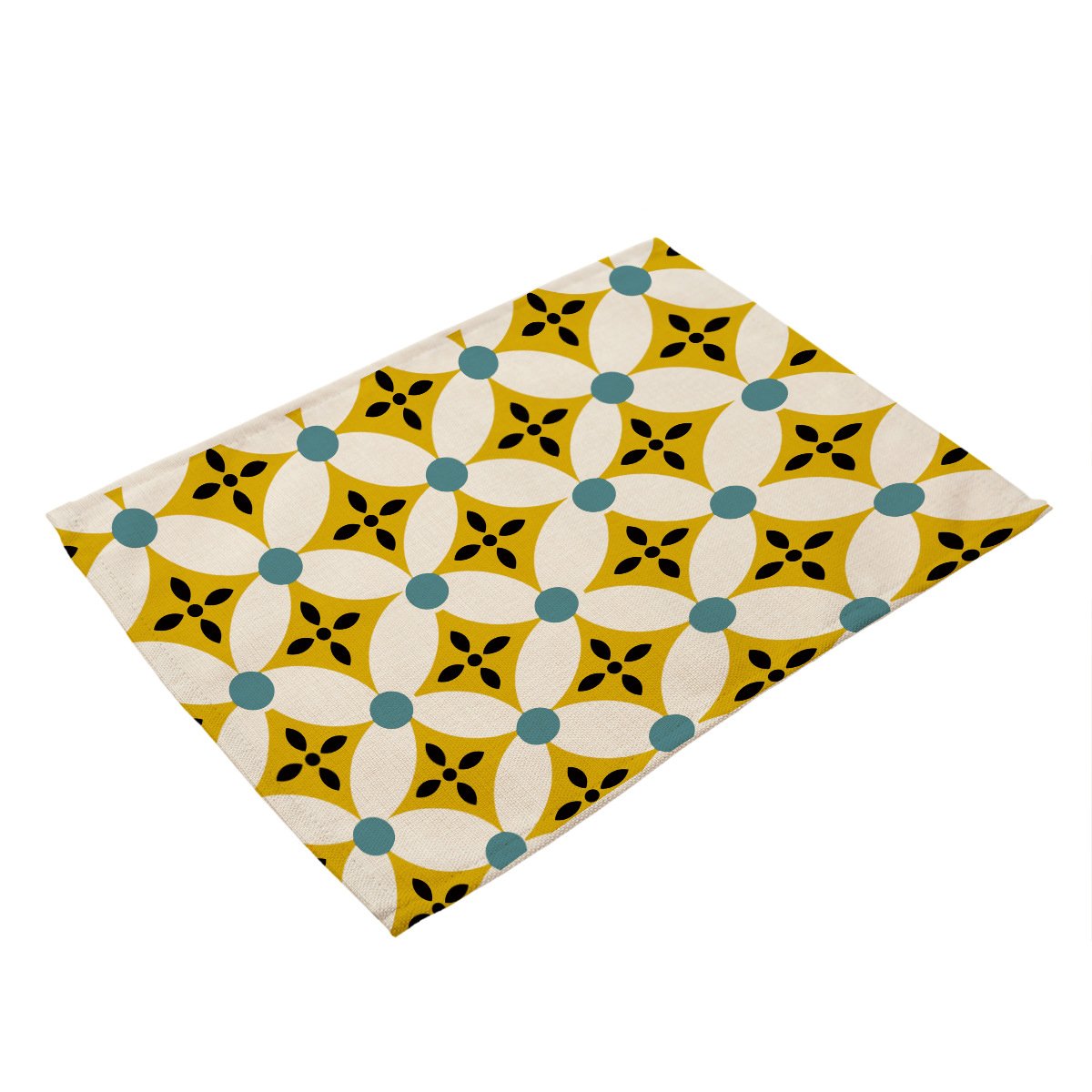 LANGUGU Ethnic Tribal Cotton Placemats Set of 2 - Washable Dining Table Mats for Kitchen & Home Decor | Perfect for Thanksgiving, Christmas Dinner, and Cultural Themed Parties