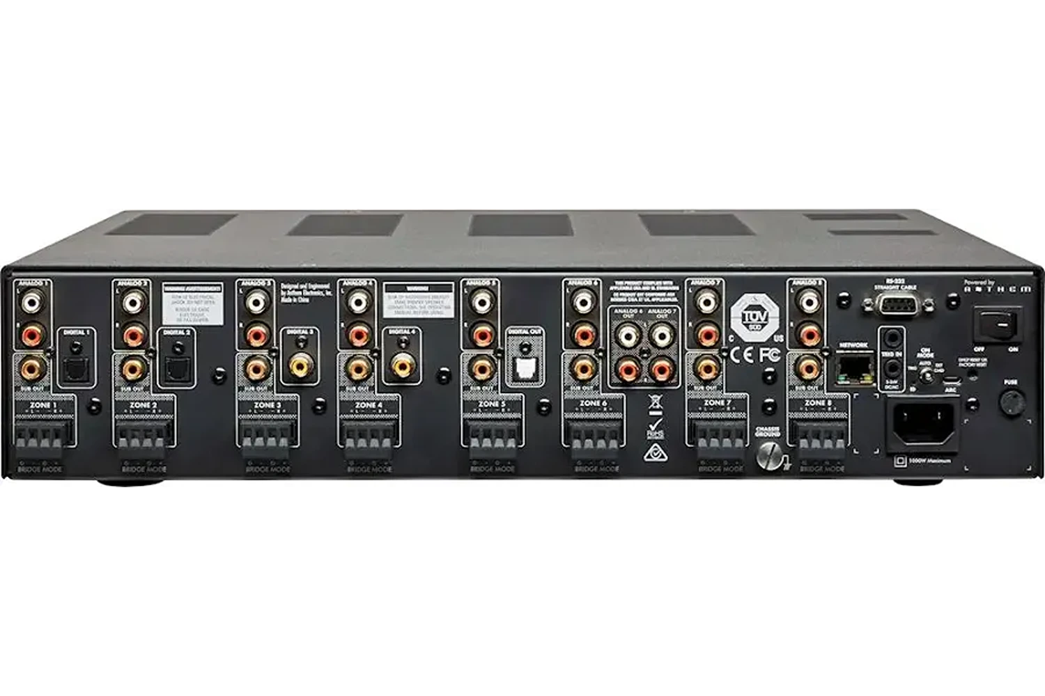 Martin Logan MDA 16 16-Channel Matrix Distribution Amplifier - Multi-Zone Audio System for Home Theater & Commercial Installations