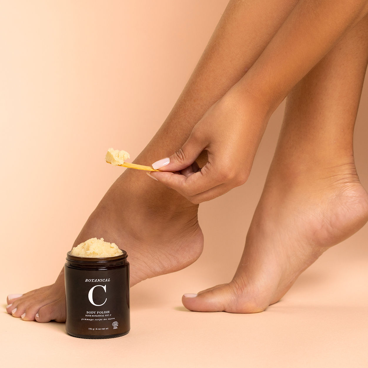 Botanical C Body Polish - Exfoliating Scrub for Smooth & Glowing Skin | Perfect for Spa Day & Self-Care Routine