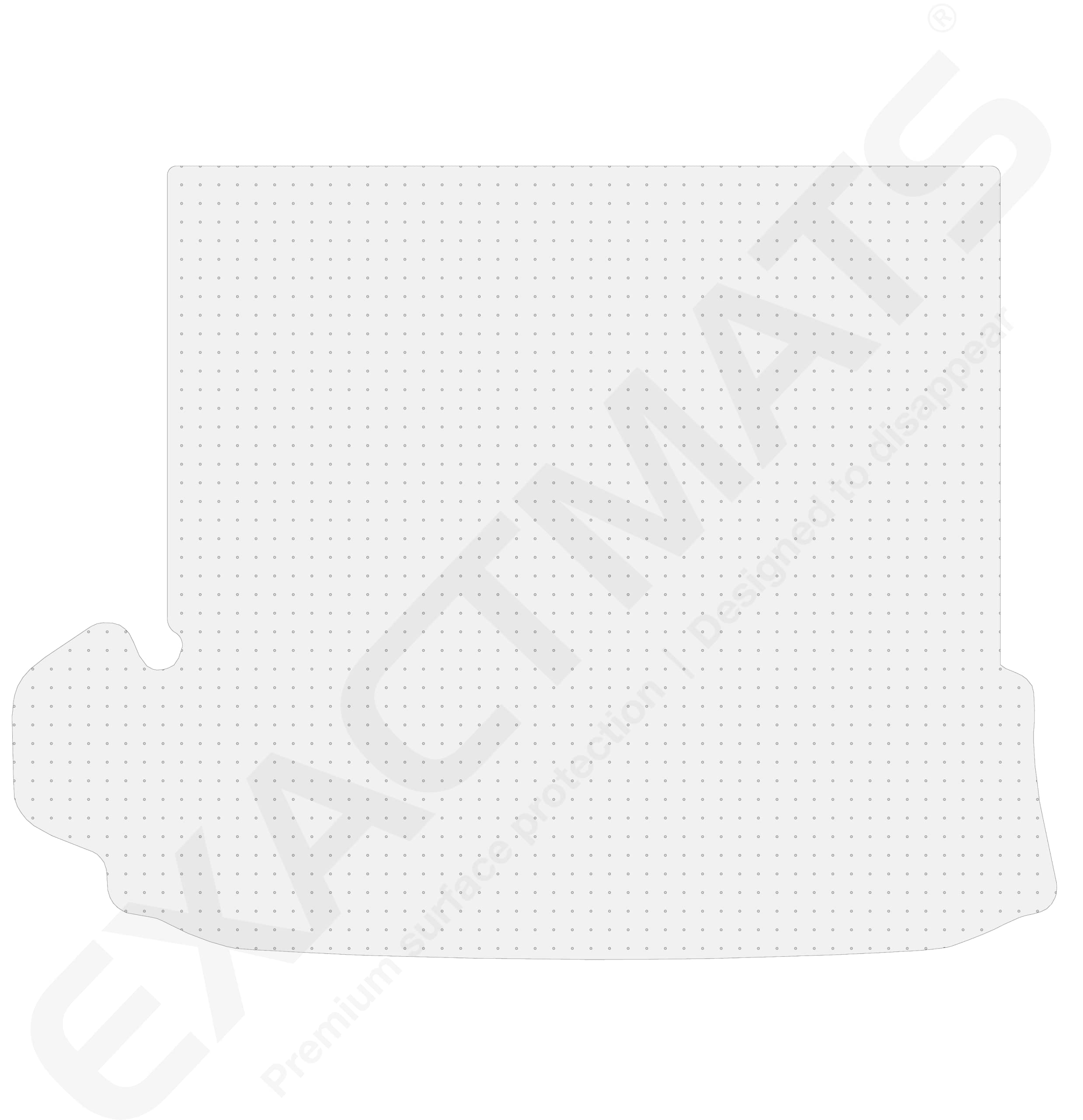 Premium Clear Floor Mat for Toyota Highlander & Highlander Hybrid (2020-2023) - Durable Protection, USA Made - Perfect for L/LE/XLE Trims - Ideal for Road Trips, Family Outings & Everyday Commute