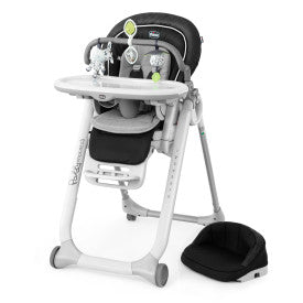 Chicco Polly Progress Relax 5-in-1 Convertible High Chair for Babies & Toddlers - Adjustable Height, Reclining Seat, Easy Clean - Perfect for Dining, Feeding & Playtime