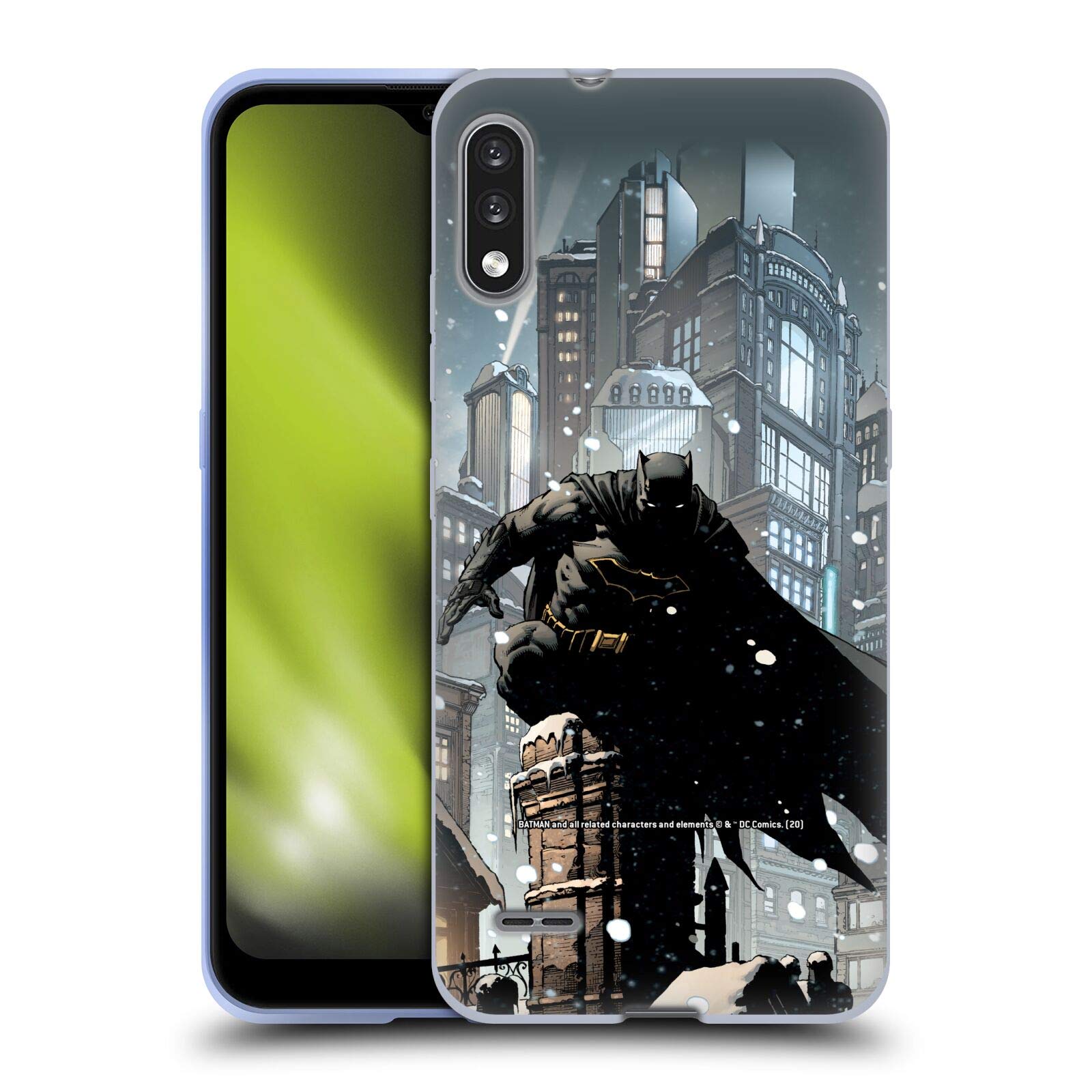 Head Case Designs Batman DC Comics Rebirth Soft Gel Case for LG K22 - Durable Protection with Iconic Comic Book Style, Perfect for Fans & Daily Use