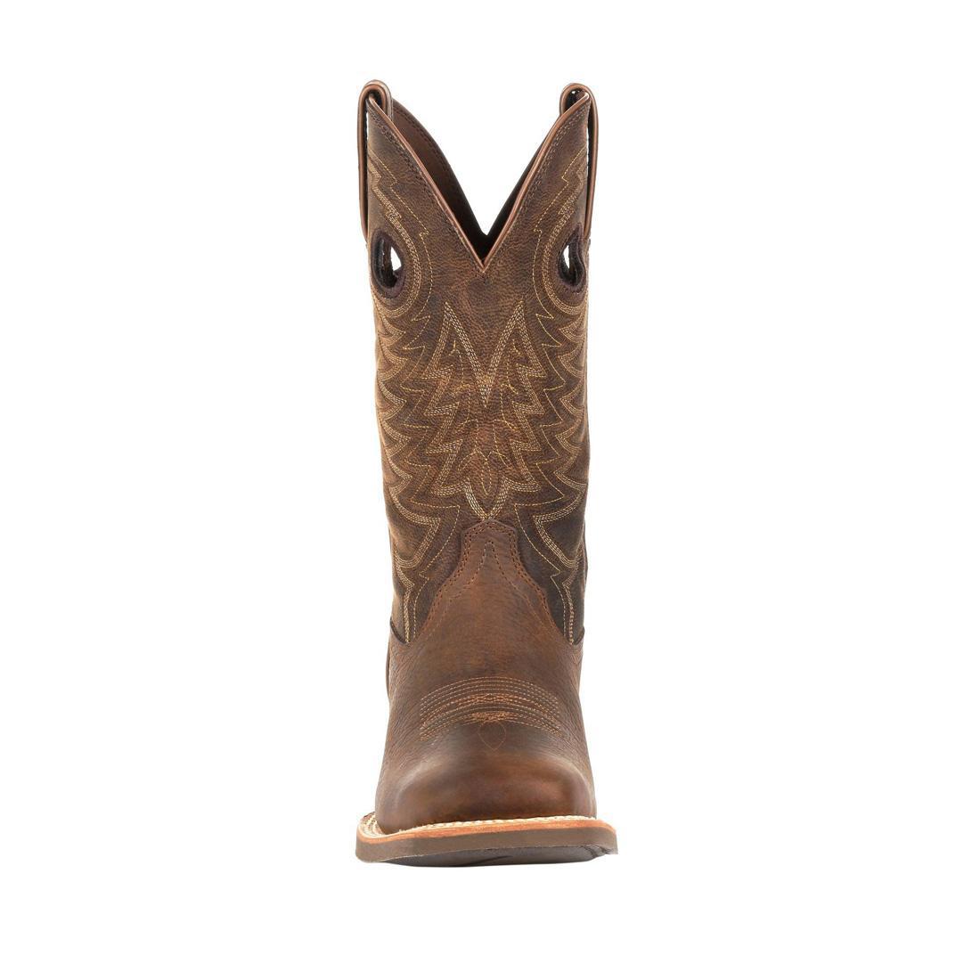 Rebel Pro Brown Western Boots for Men - Genuine Leather Cowboy Boots with Comfortable Fit - Perfect for Rodeo, Country Music Festivals & Western Fashion
