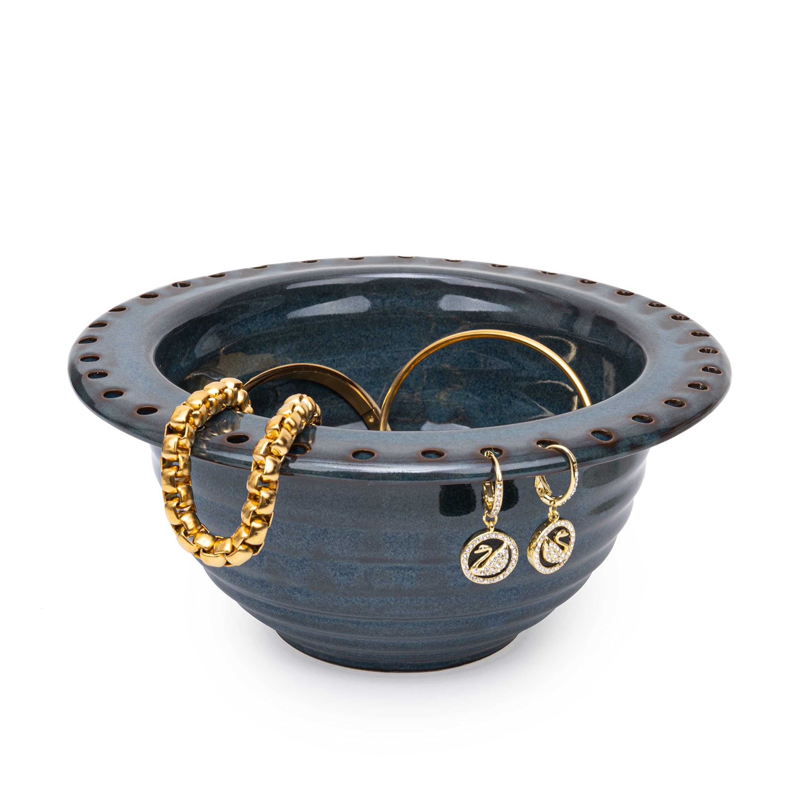 Elegant Jewelry Storage Bowl - 6.5