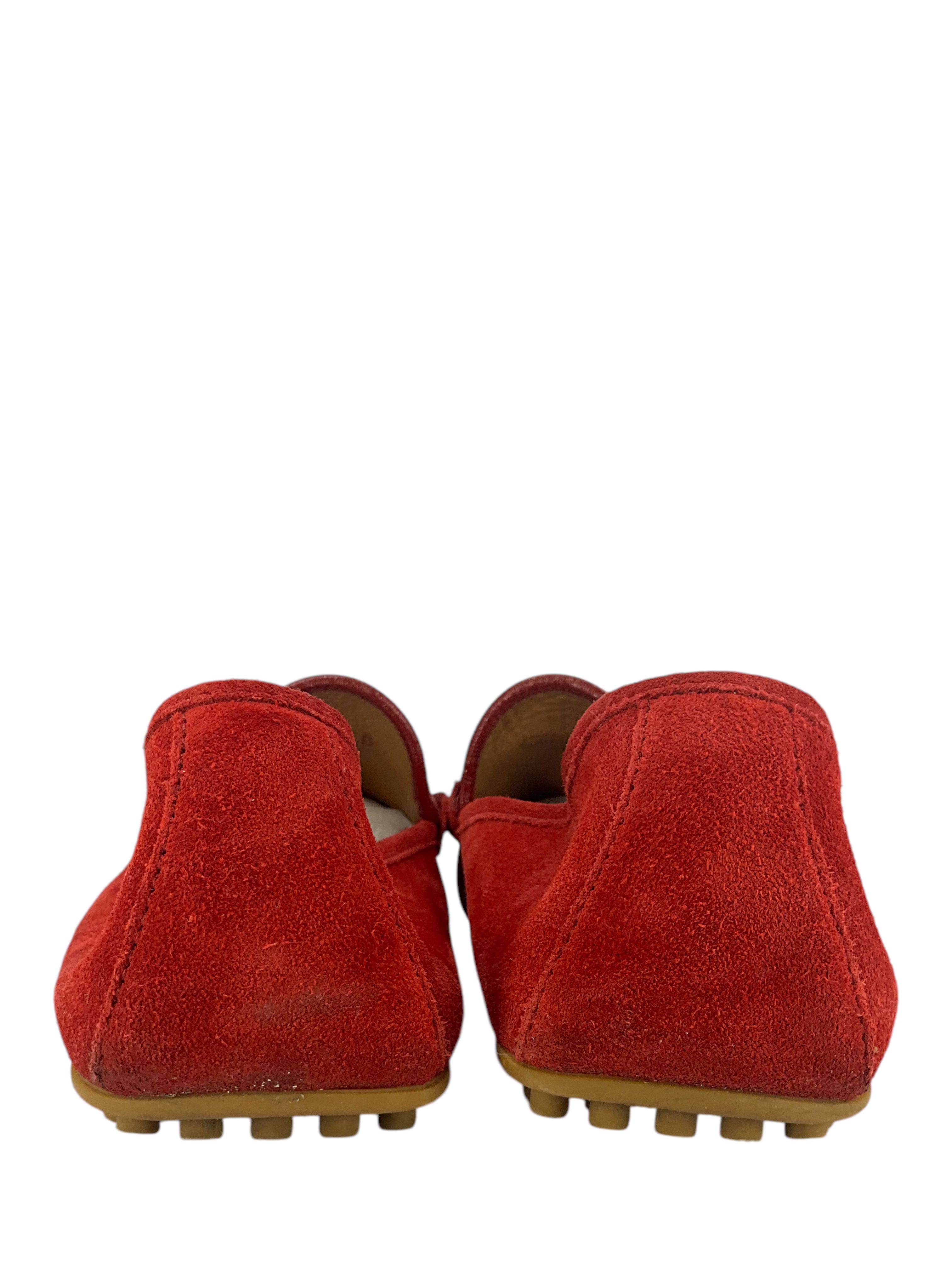 Gucci Men's Suede Web Horsebit Driver Loafers Size 6.5 - Classic Luxury Slip-On Shoes for Business Casual & Office Wear
