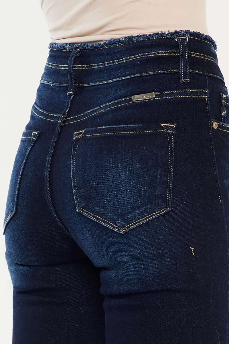 Morgan High Rise Flare Jeans for Women - Stretchy Denim Pants with Comfortable Fit - Perfect for Casual Wear, Office & Date Night Outfits