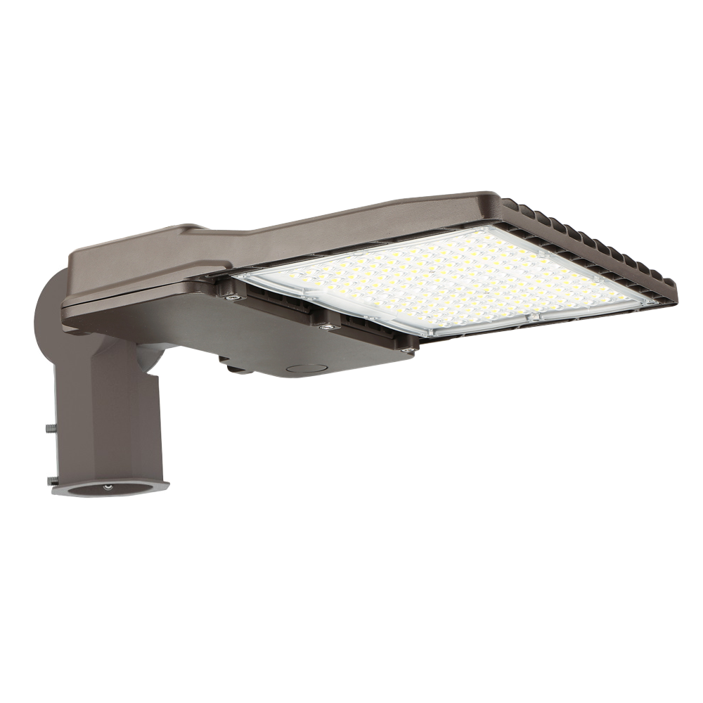 Konlite LED Outdoor Area Light 150W Type III 347-480V 21,300 Lumens 5000K Daylight White - 400W Equivalent Brightness for Parking Lots, Warehouses & Industrial Lighting