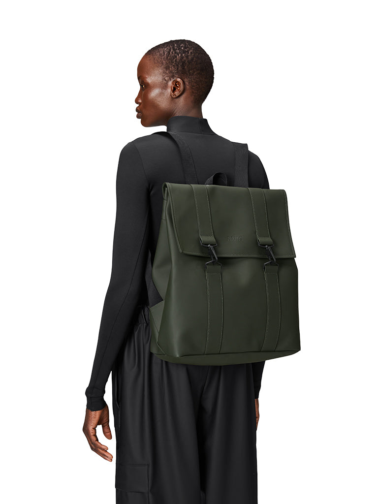 Rains MSN Bag in Green - Waterproof Crossbody Bag for Women & Men - Perfect for Travel, Work & Outdoor Adventures